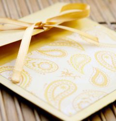 wedding RSVP envelope