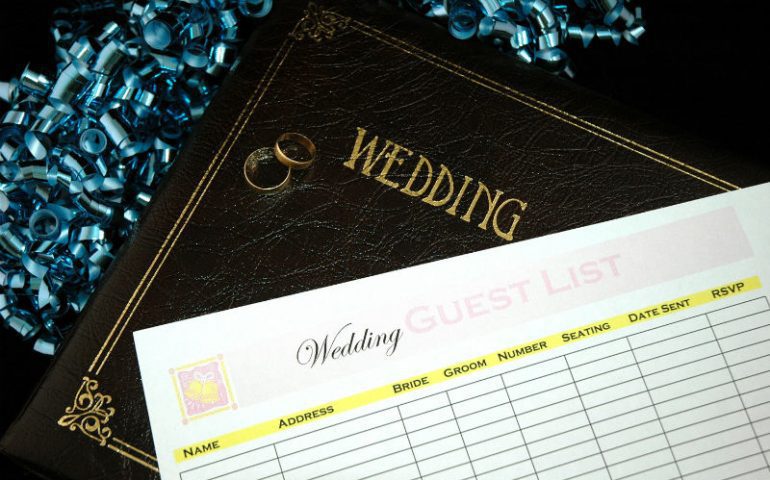 Wedding guest list