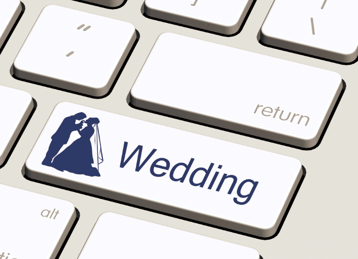 Digital wedding RSVP