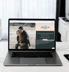 Create a custom wedding website in minutes