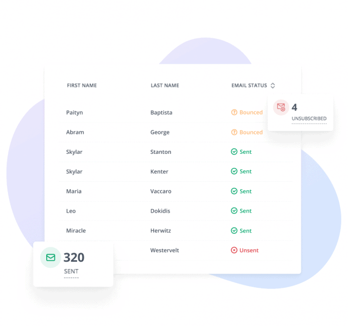 Email invitation tracking to manage your guest list