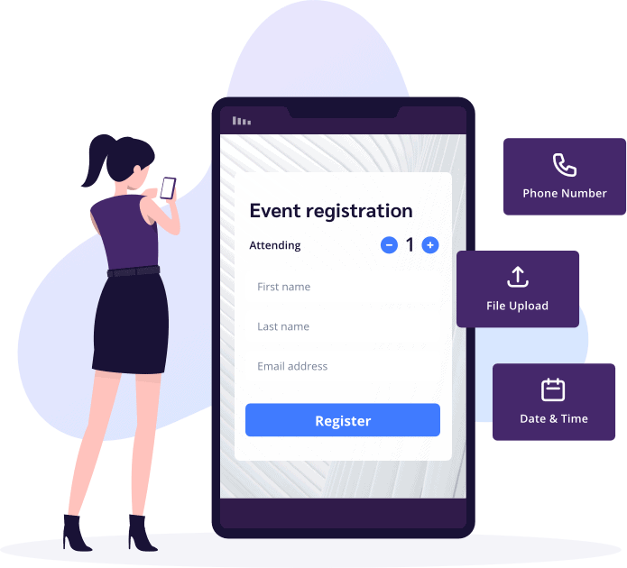 Streamlined event registration flows for guests