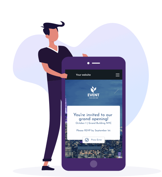 Give your guests a dynamic online RSVP experience
