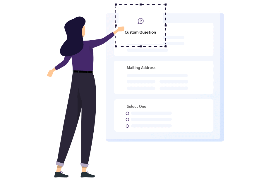 Customizable event registration forms