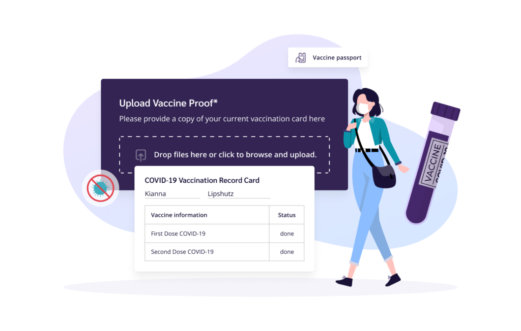 Vaccine Passsport Illustration