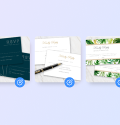 3 examples of RSVP Templates