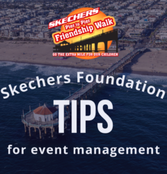 Sketchers Foundation Logo with text "Sketchers foundation tips for event management"