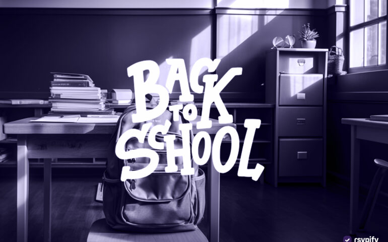 Use these back to school event ideas to make your event memorable