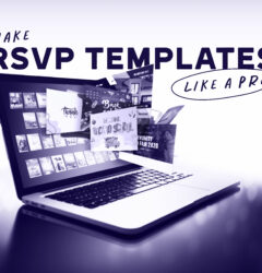 Tips for making an RSVP card template