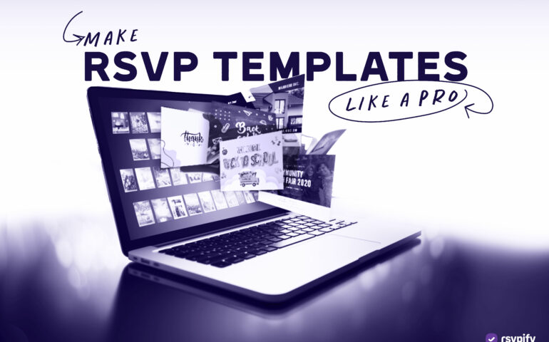 Tips for making an RSVP card template
