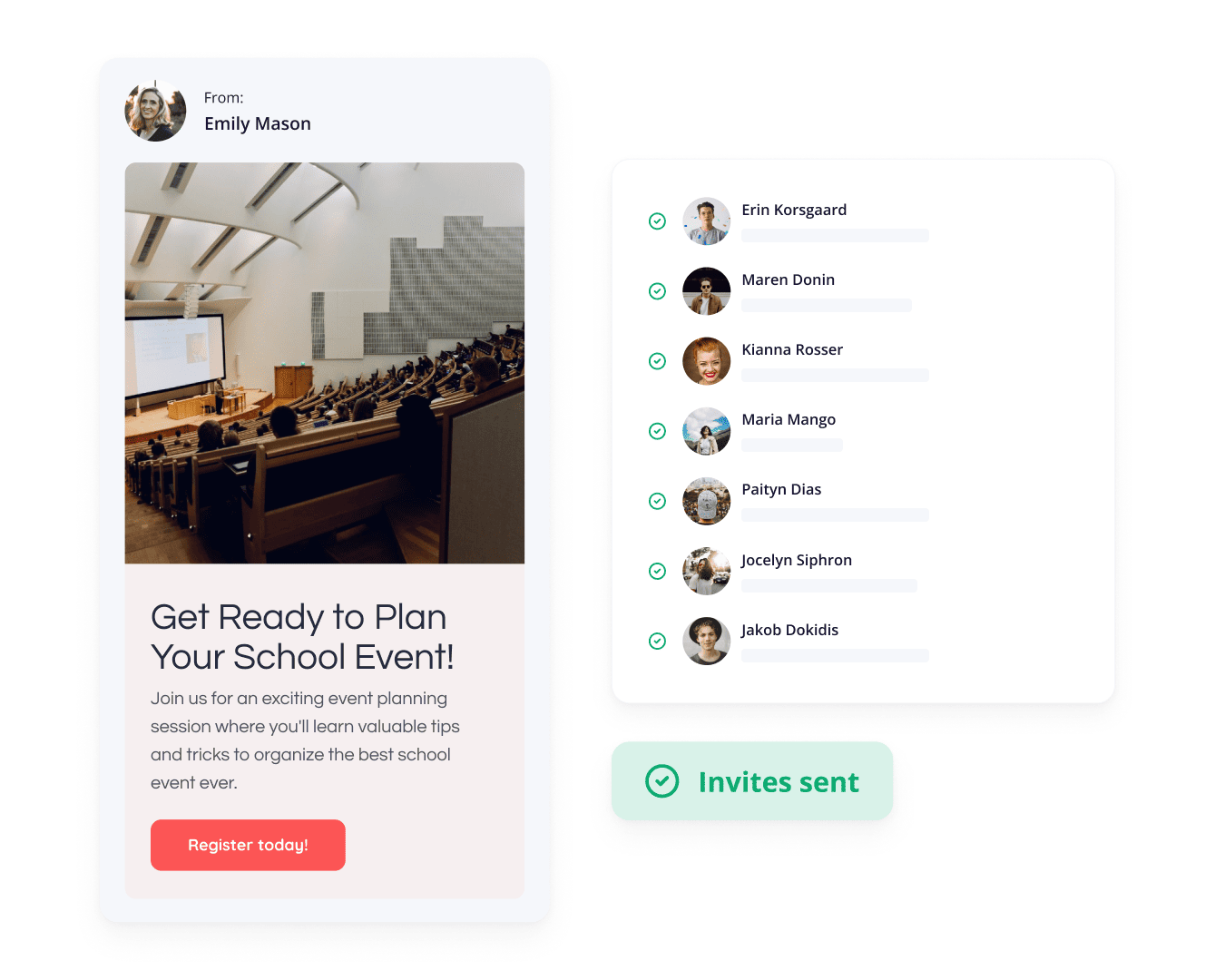 RSVPify offers school event invitations