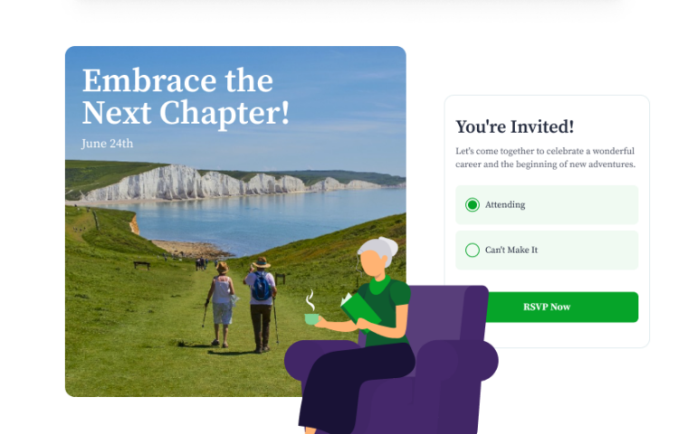 Retirement party planning made easy with RSVPify
