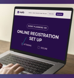 Learn how to set up online registration for an event