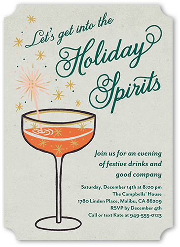Funny holiday party invite