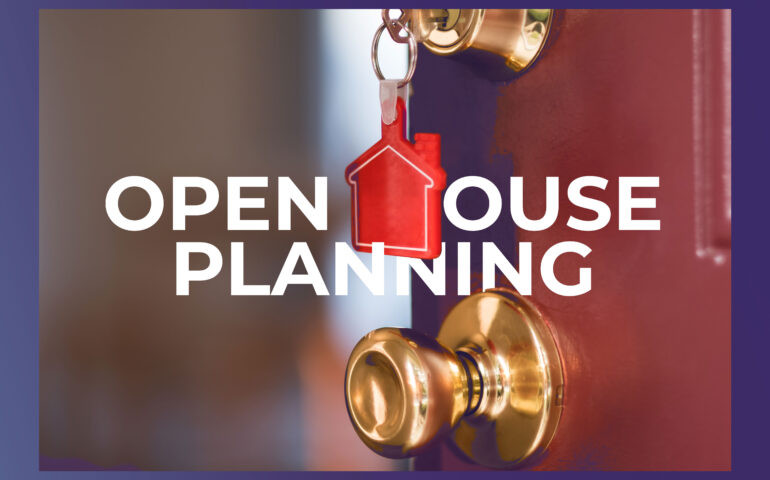 Use this open house planning checklist for your event