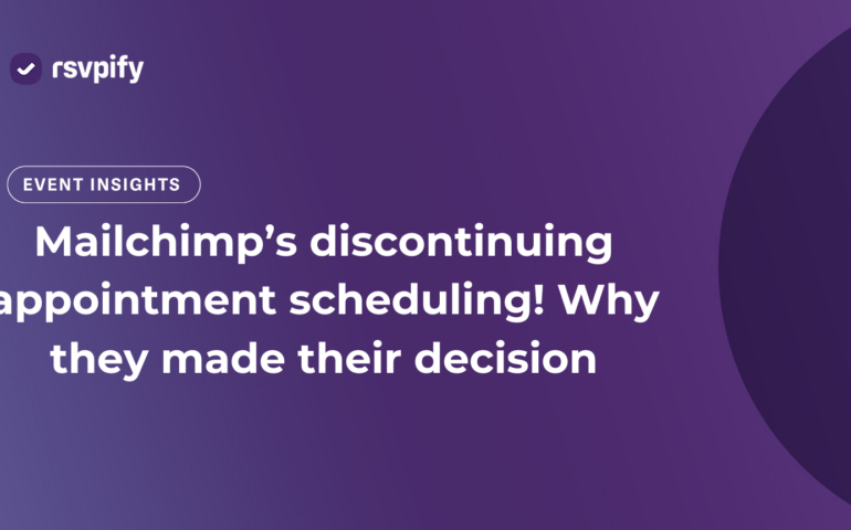 Mailchimp is discontinuing appointment booking software