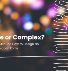 Summarizing the debate around how to design a registration form