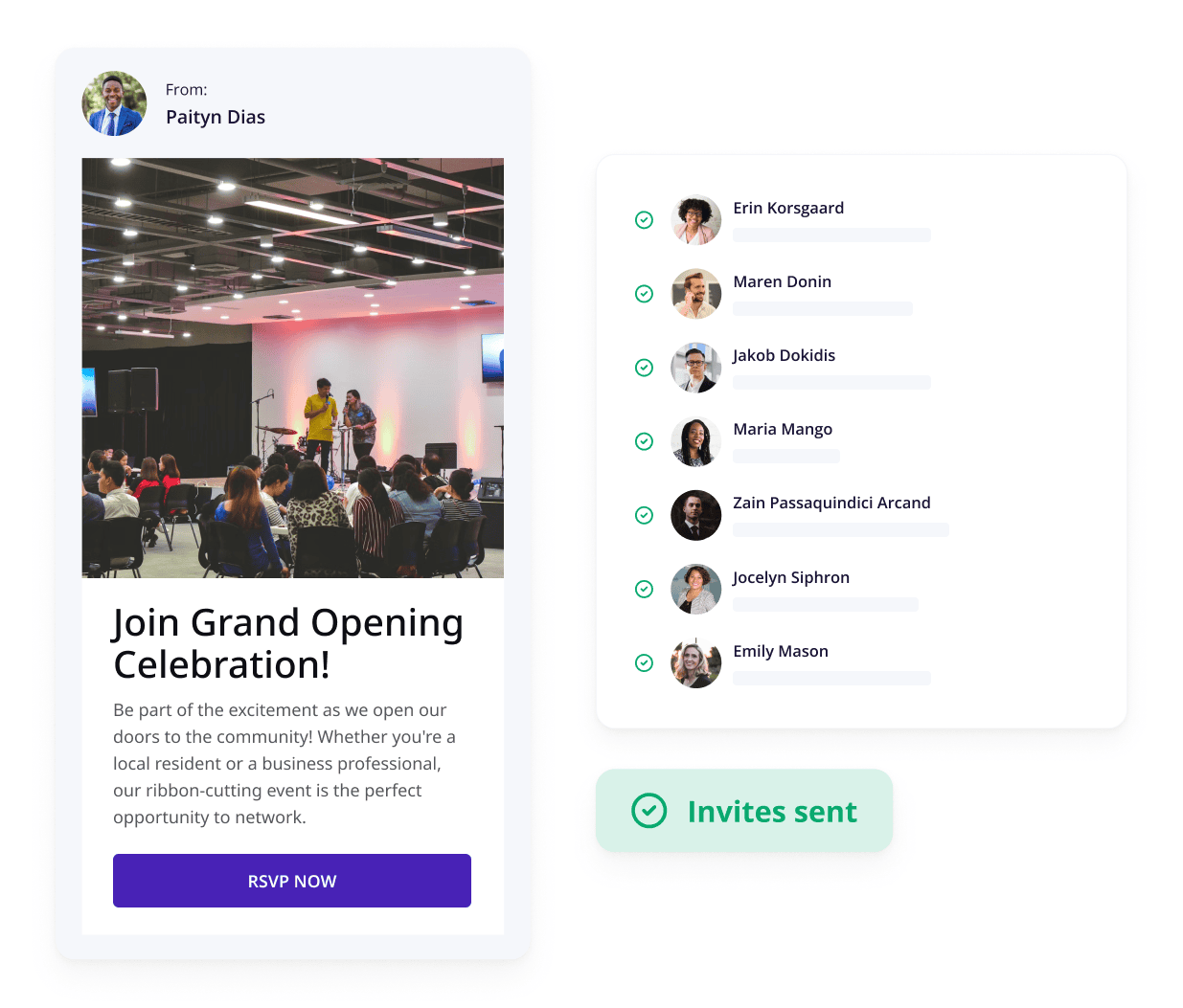 Design custom grand opening invites