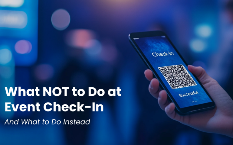 How to ensure the best event check-in process at events