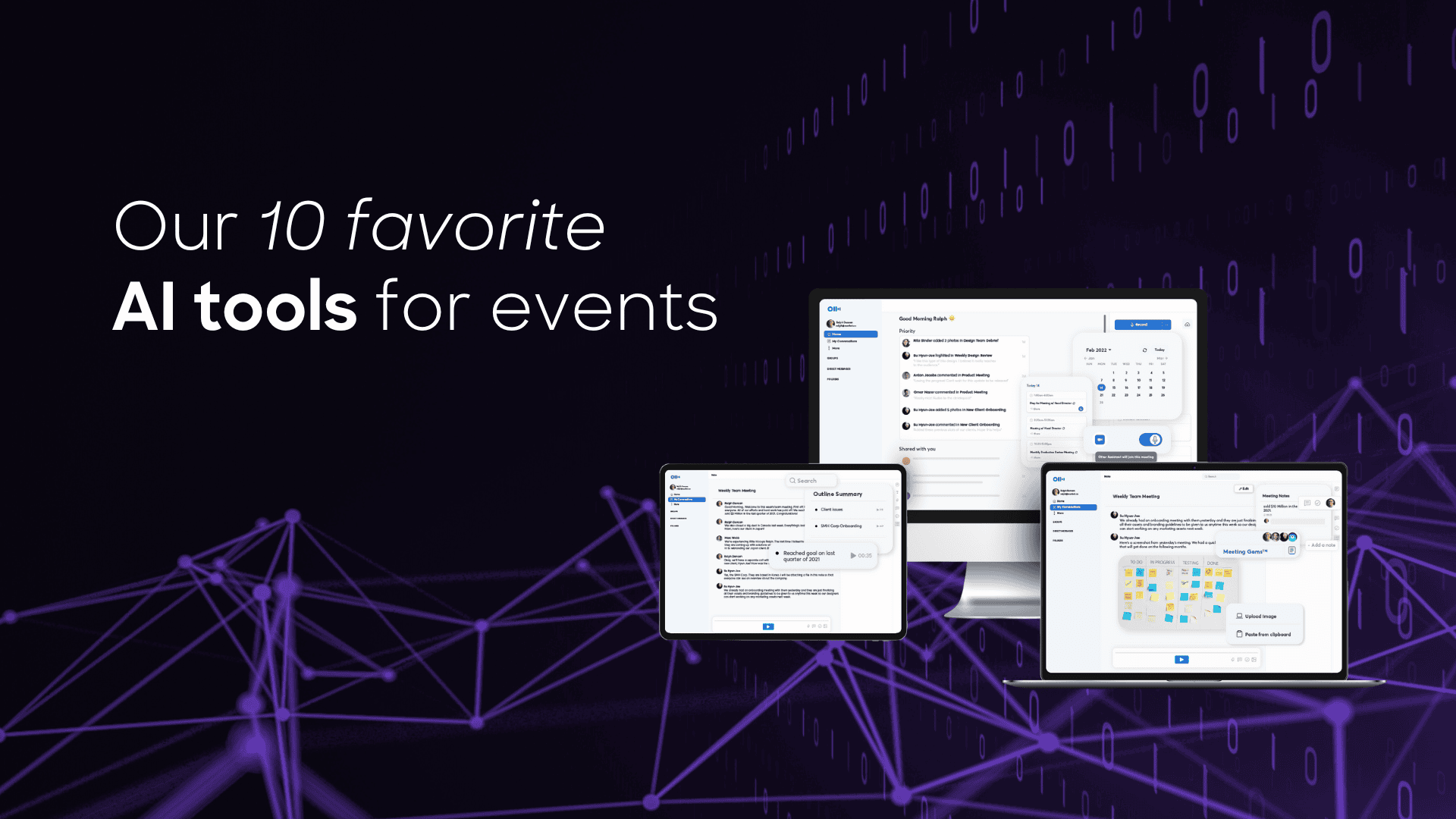 AI tools for events image