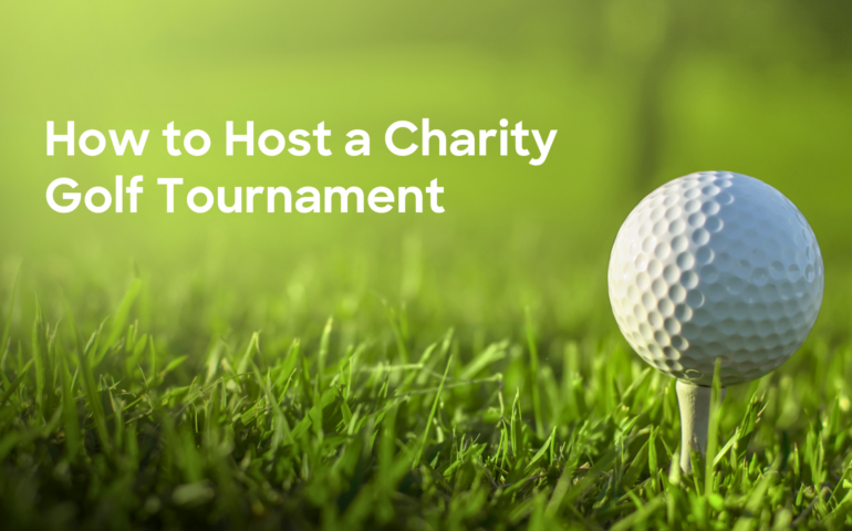 How to host a charity golf tournament guide